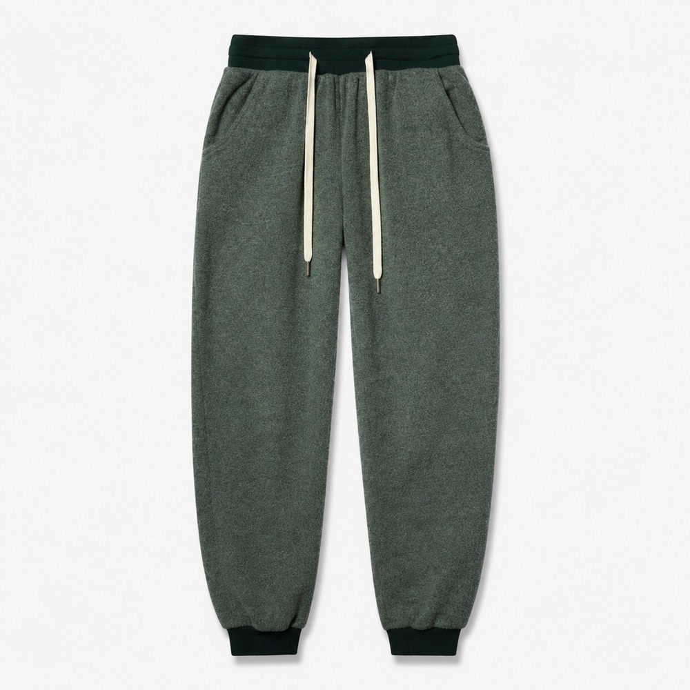 Men's Green Blanket Blend Joggers FEAT Size L